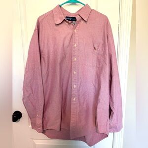 VINTAGE RALPH LAUREN PINK BUTTON DOWN